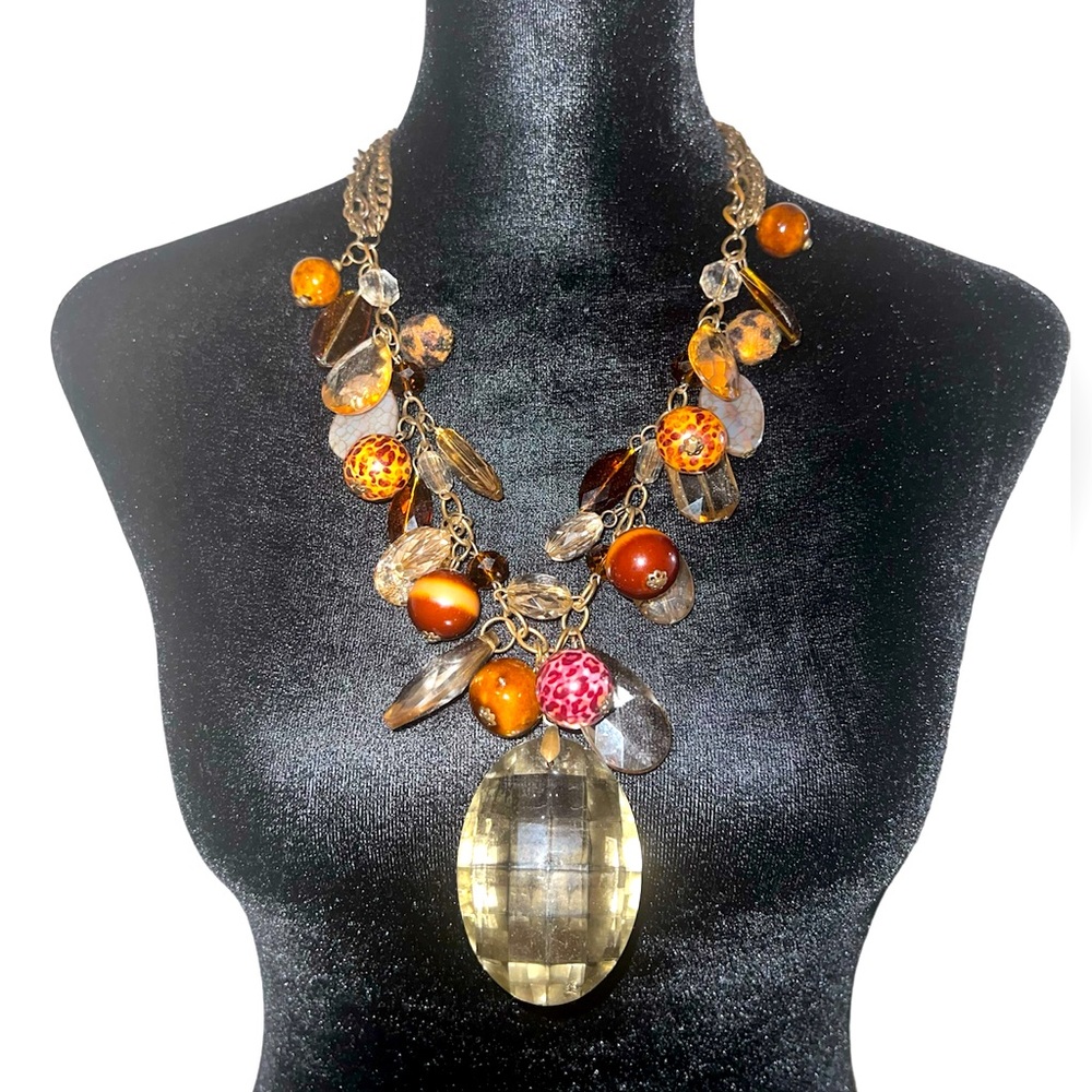 This Gorgeous, Handcrafted, Beaded Statement Neck… - image 1